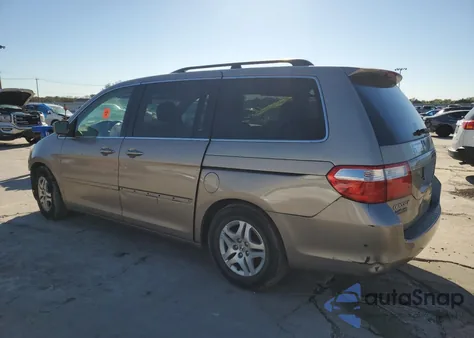 2006 Honda Odyssey Exl z USA, uszkodzony, nr VIN 5FNRL38656B430397